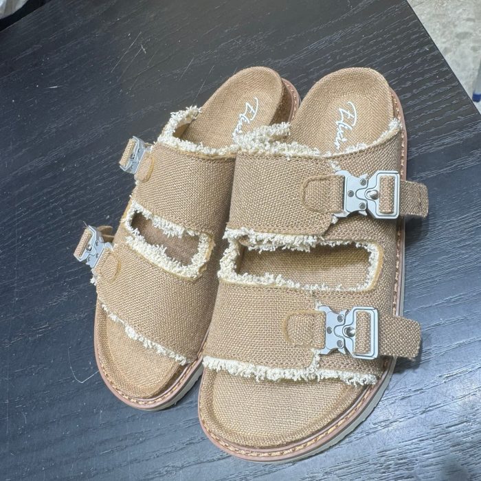 (904)ELIXIR FLIP FLOPS-קאמל